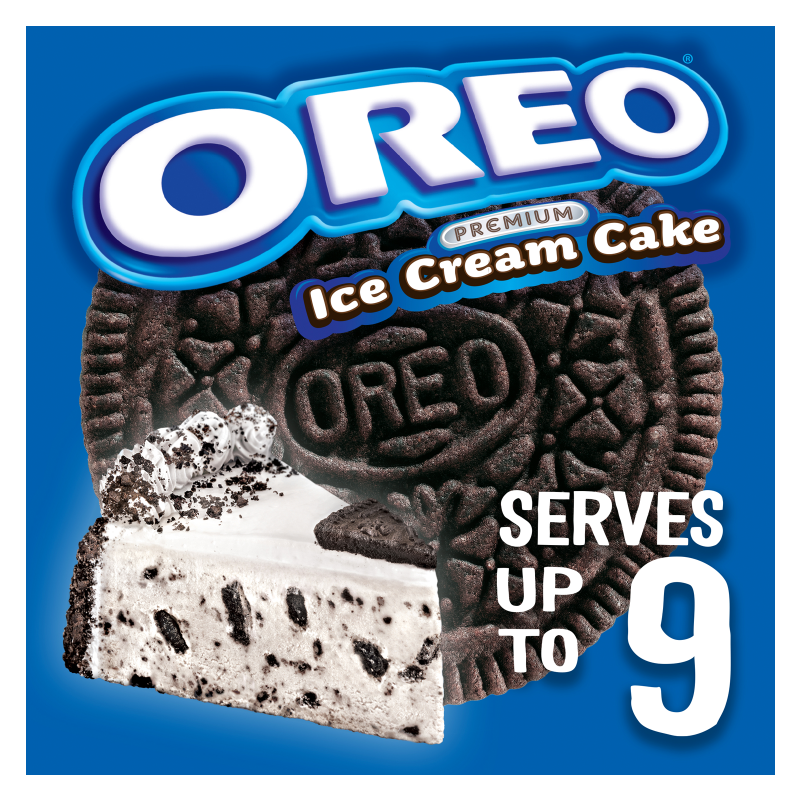 Oreo Vanilla Ice Cream Cake (Serves 9)