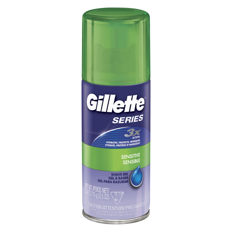 Gillette TGS Series Sensitive Shave Gel 2.5oz