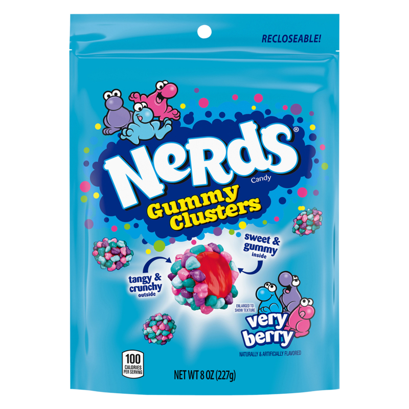 Nerds Very Berry Gummy Clusters Candy 8oz