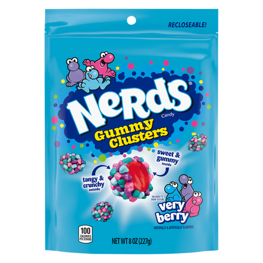 Nerds Very Berry Gummy Clusters Candy 8oz