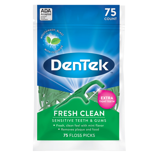 DenTek Fresh Clean Floss Picks 75ct