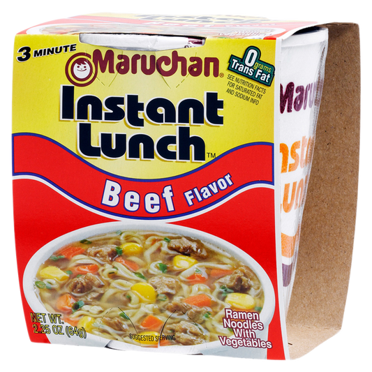 Maruchan Instant Lunch Beef Flavored Ramen Noodle Soup 2.25oz