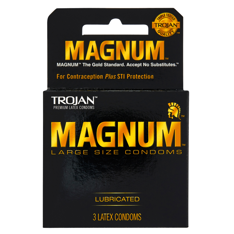 Trojan Magnum Condoms 3ct