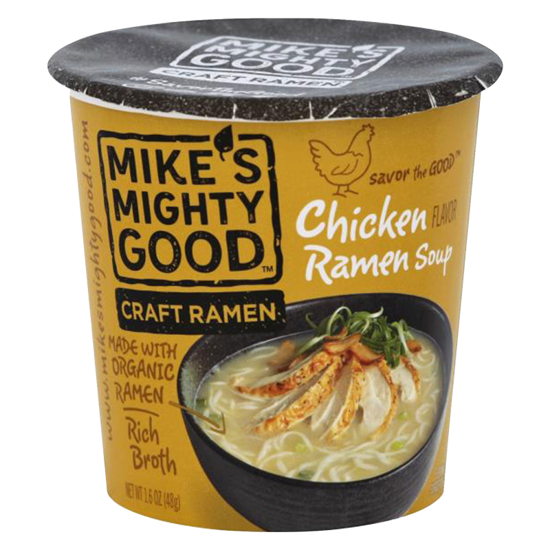 Mike's Mighty Good Chicken Craft Ramen Soup Cup 1.6oz