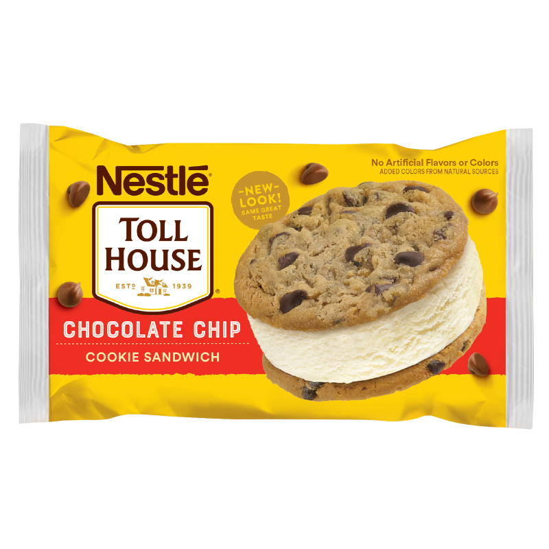 Nestle Toll House Chocolate Chip Ice Cream Sandwich 1ct