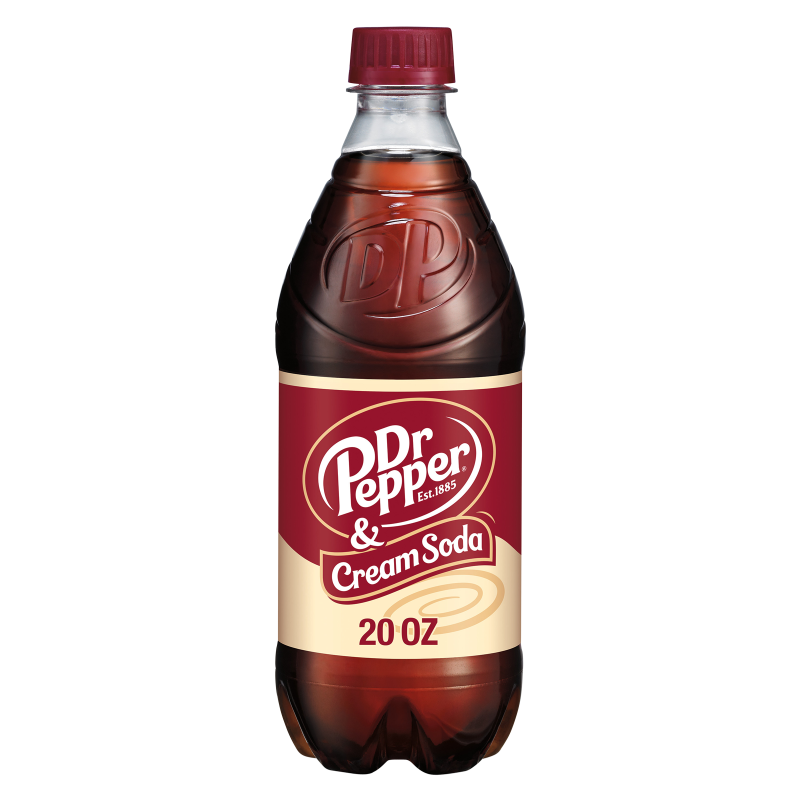 Dr Pepper & Cream Soda 20oz Btl