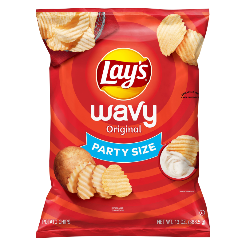 Lay's Wavy Original Potato Chips 13oz