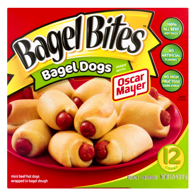 Bagel Bites Frozen Bagel Hot Dogs 12ct 7.75oz