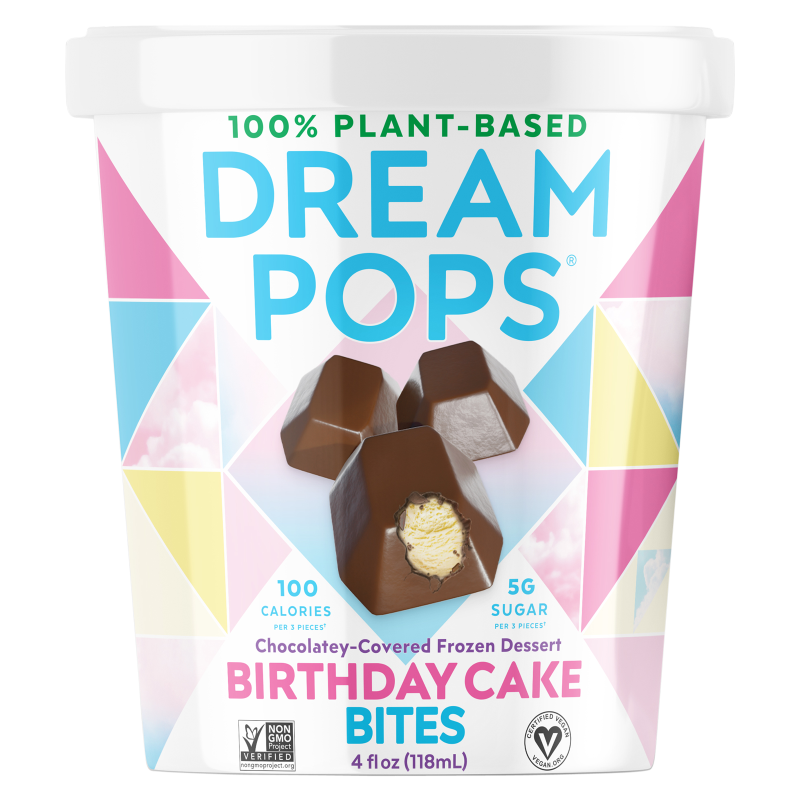 Dream Pops Birthday Cake Dream Non-Dairy Bites 4oz