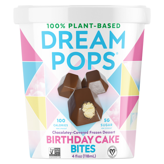 Dream Pops Birthday Cake Dream Non-Dairy Bites 4oz