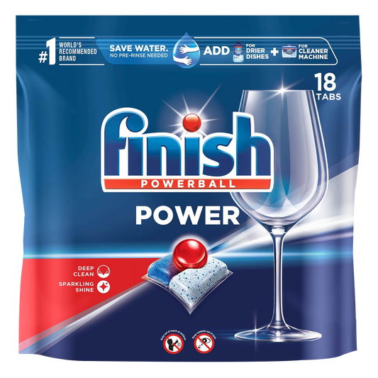 Finish Power Dishwasher Tabs 18 ct.