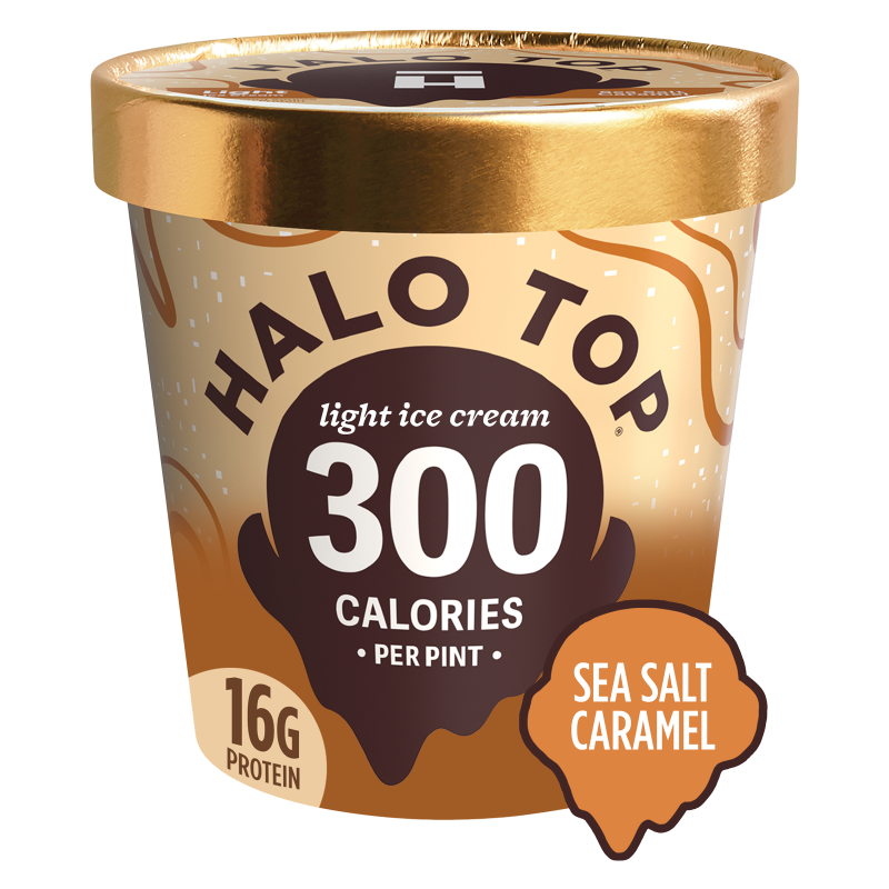 Halo Top Sea Salt Caramel Ice Cream Pint