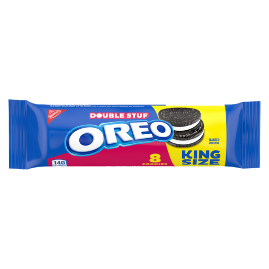 Oreo Double Stuf Chocolate Sandwich Cookies King Size 8ct