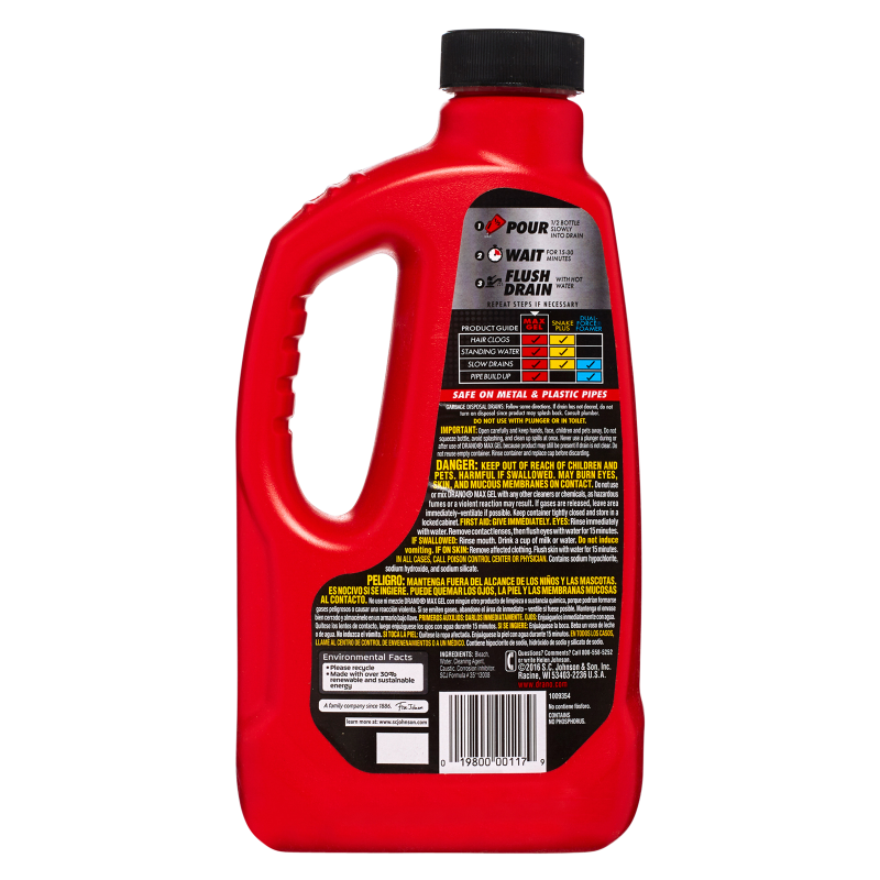 Drano Max Gel Clog Remover 32oz