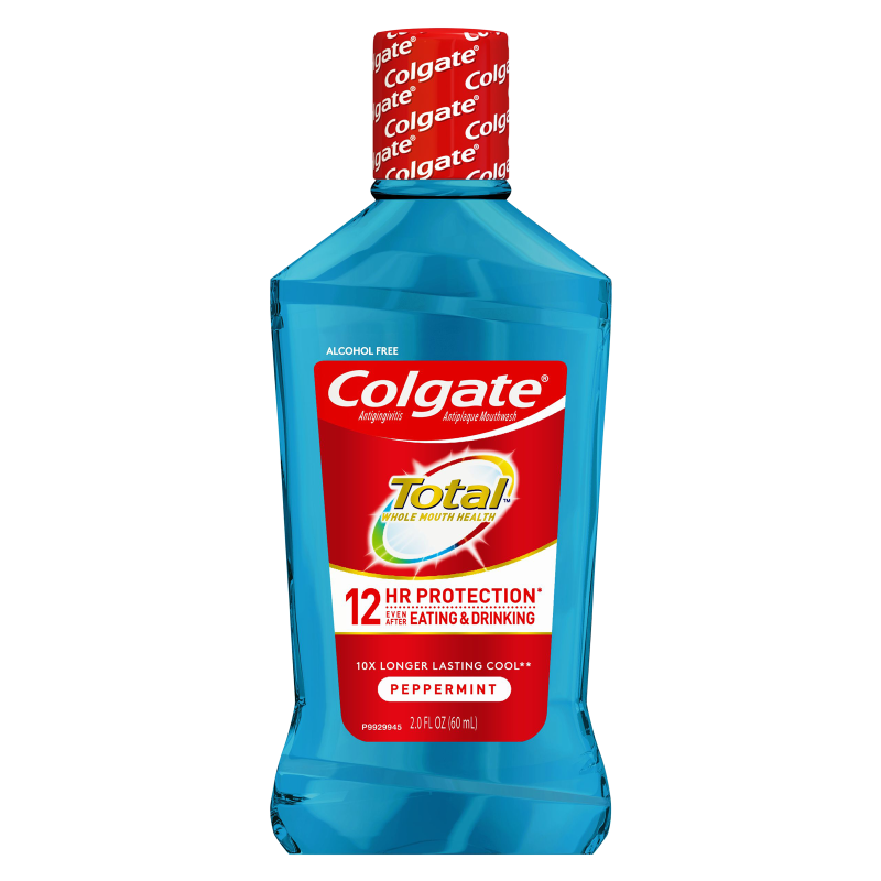 Colgate Total Advanced Pro-Shield Travel Mouthwash Peppermint Blast 60ml