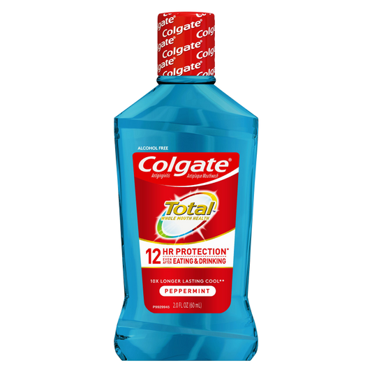 Colgate Total Advanced Pro-Shield Travel Mouthwash Peppermint Blast 60ml