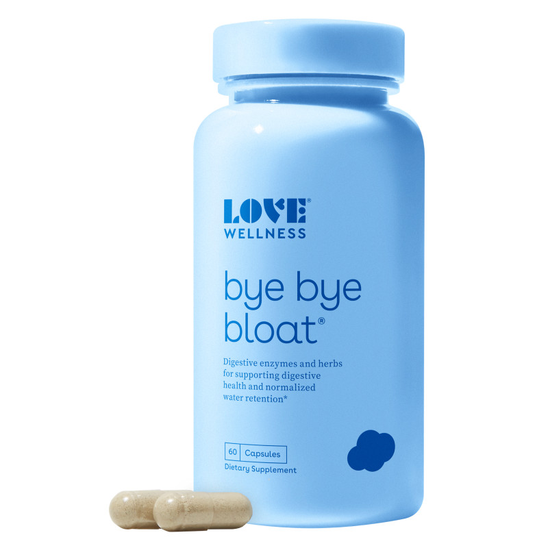 Love Wellness Bye Bye Bloat Capsules 60ct