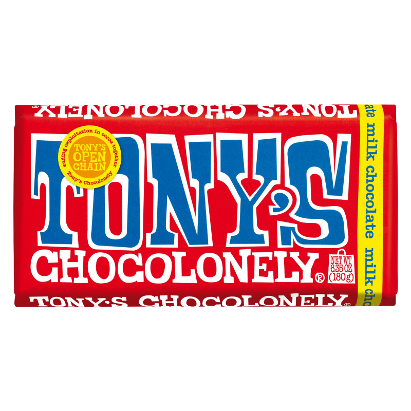 Tony's Chocolonely 32% Milk Chocolate Bar 6.35oz