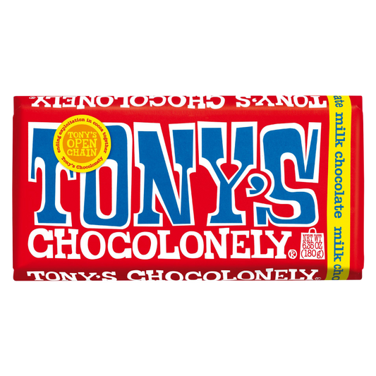 Tony's Chocolonely 32% Milk Chocolate Bar 6.35oz