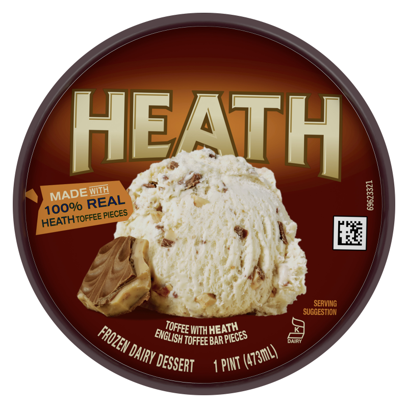 Breyers Heath Toffee Caramel Ice Cream Pint