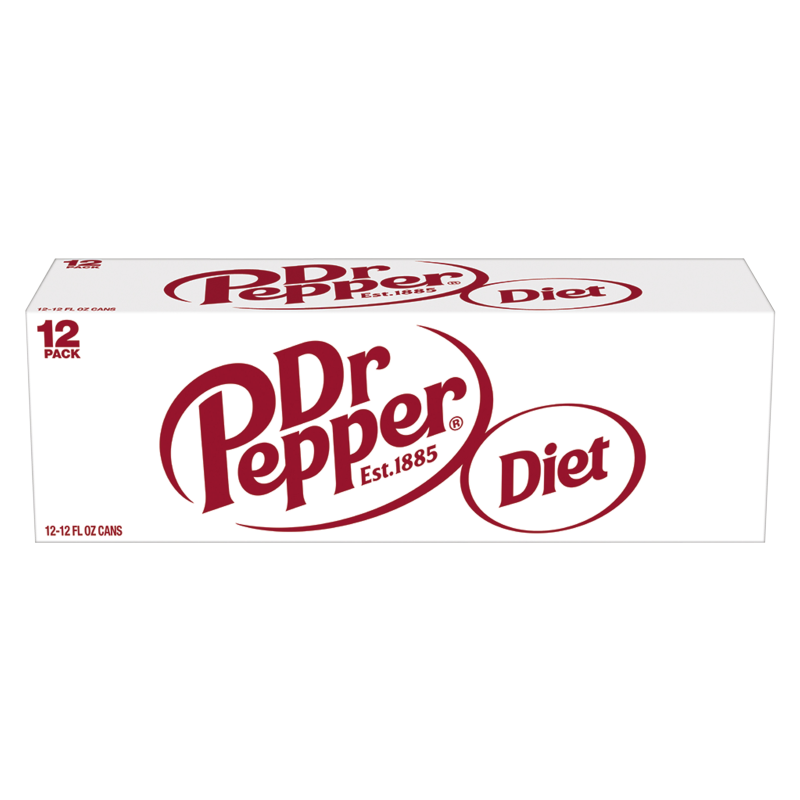 Diet Dr Pepper 12pk 12oz Can