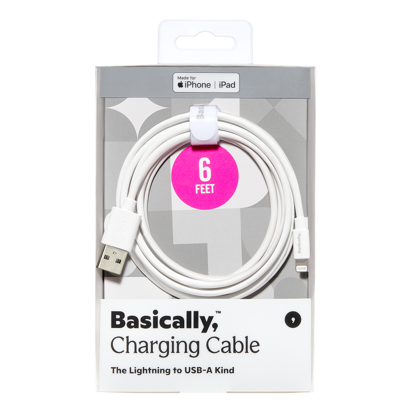 Basically, 6' Lightning to USB-A Charging Cable