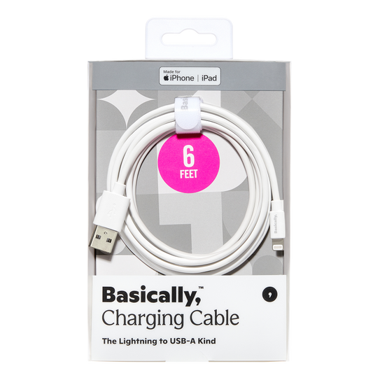 Basically, 6' Lightning to USB-A Charging Cable