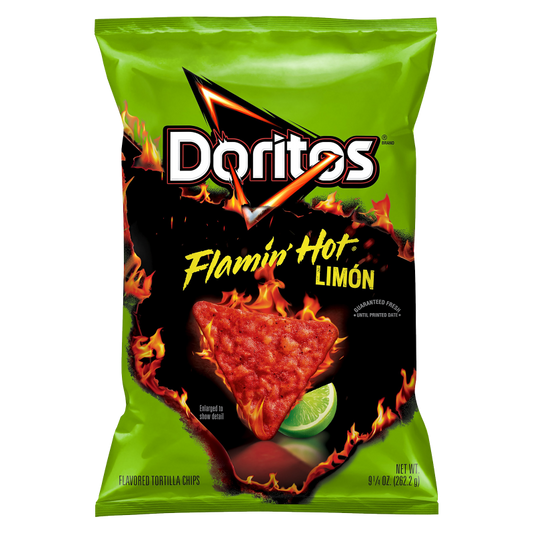 Doritos Flamin Hot Limon Tortilla Chips 9.25oz