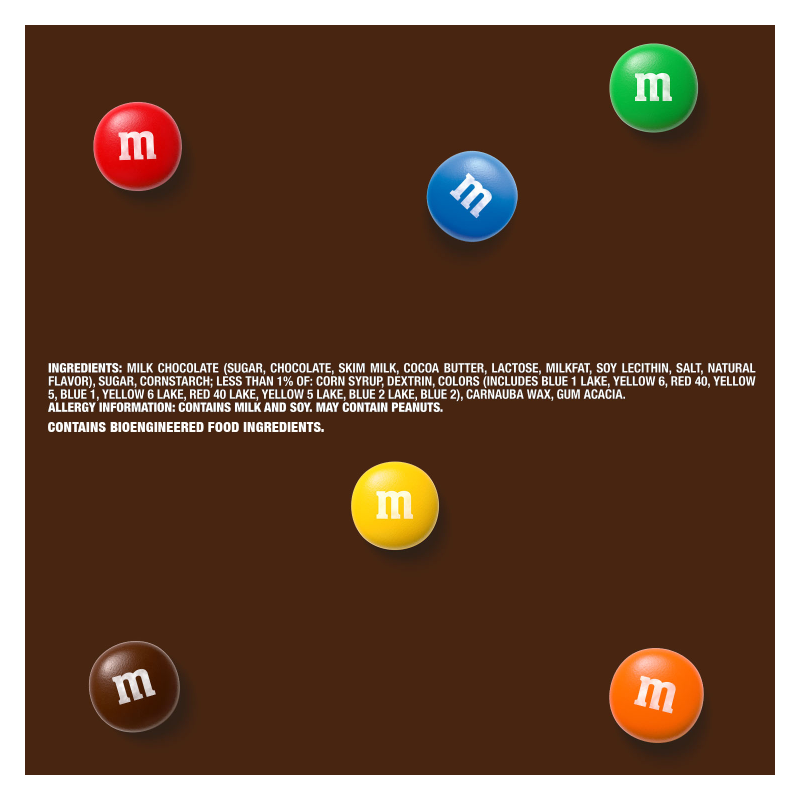 M&M's Milk Chocolate Candies Share Size 3.14oz