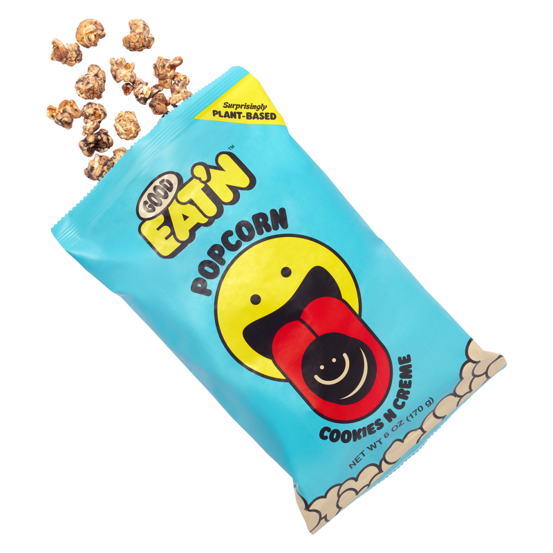 Good Eat'n Cookies N' Creme Popcorn 6oz Bag