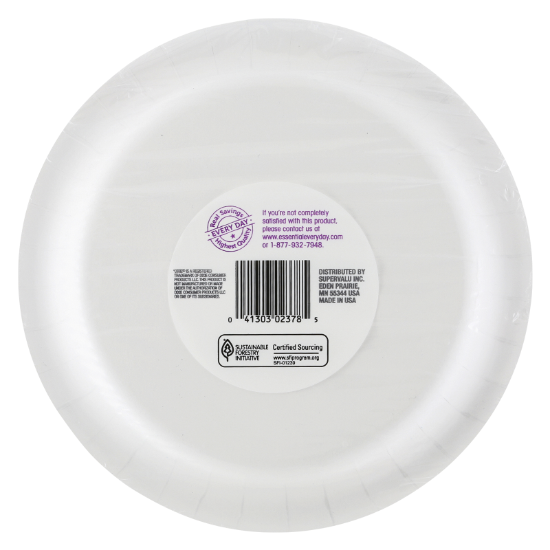 Essential Everyday 8.75 in Paper Plate 45ct