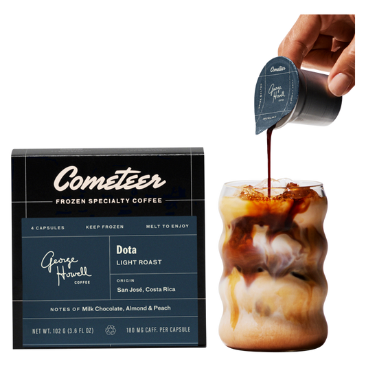 Cometeer Coffee & Light Roast George Howell Machine-Free Capsules Counter Culture 4ct