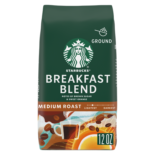 Starbucks Breakfast Blend Ground Coffee 12oz