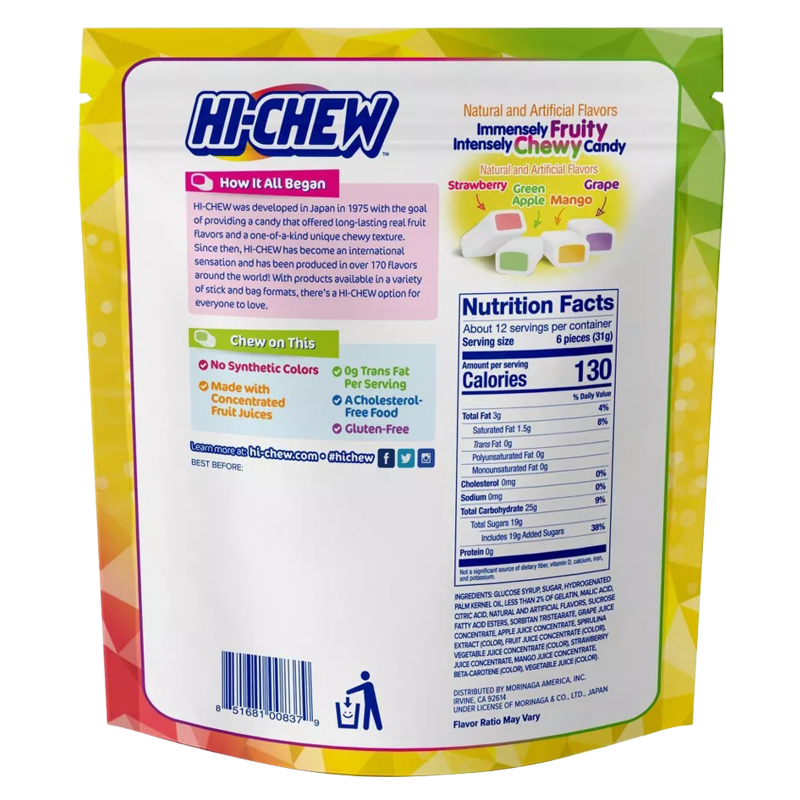 Hi-Chew Assorted Fruit Chews 12.7oz