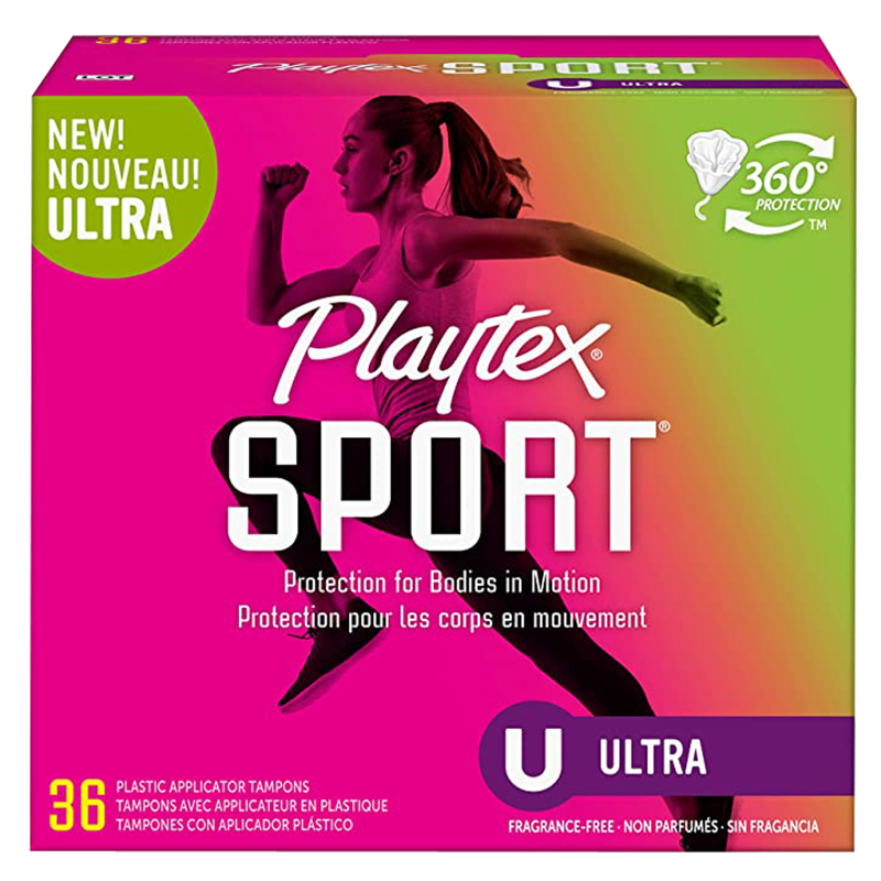 Playtex Sport Tampons Ultra Absorbency 36pk