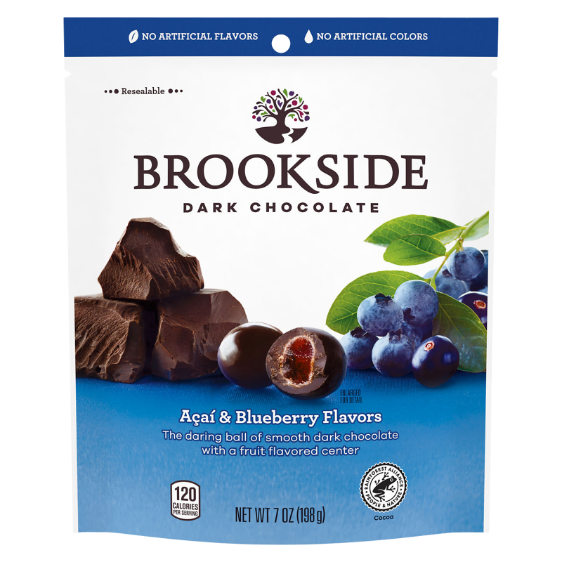 Brookside Dark Chocolate Acai & Blueberry Flavored Snacks 7oz