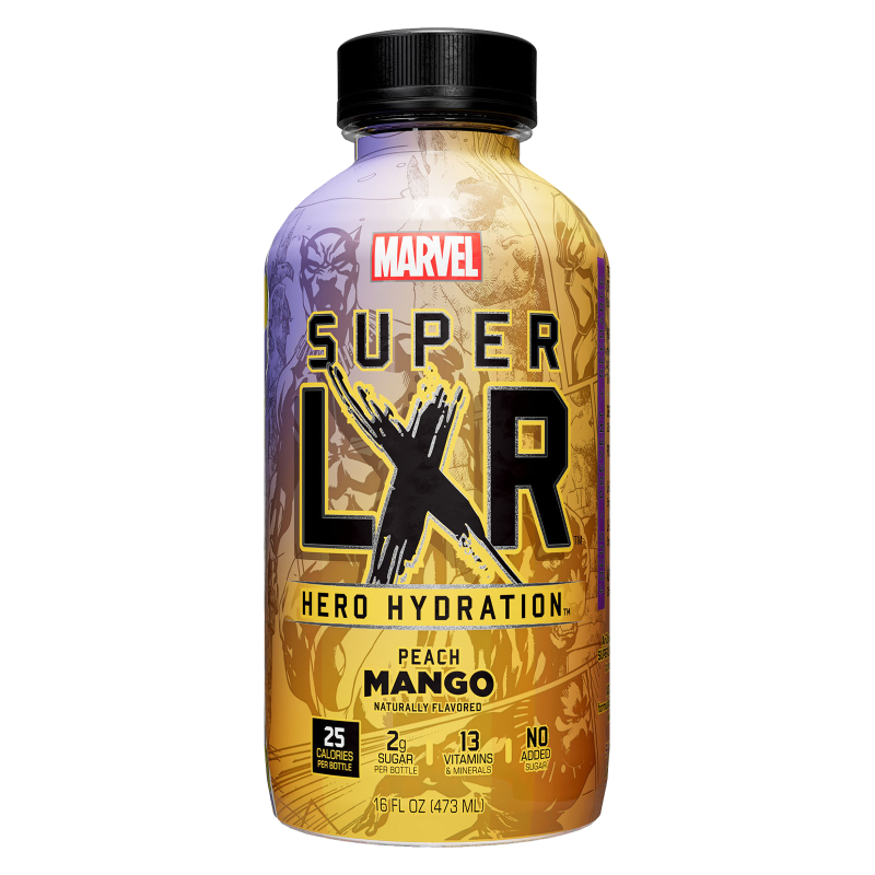 Super LXR Hero Hydration Peach Mango 16oz