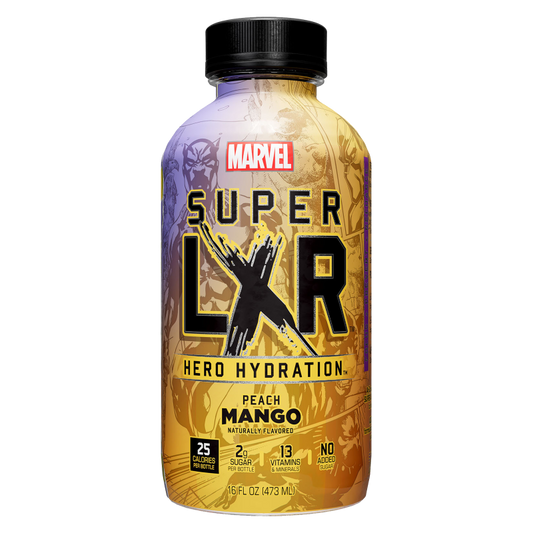 Super LXR Hero Hydration Peach Mango 16oz