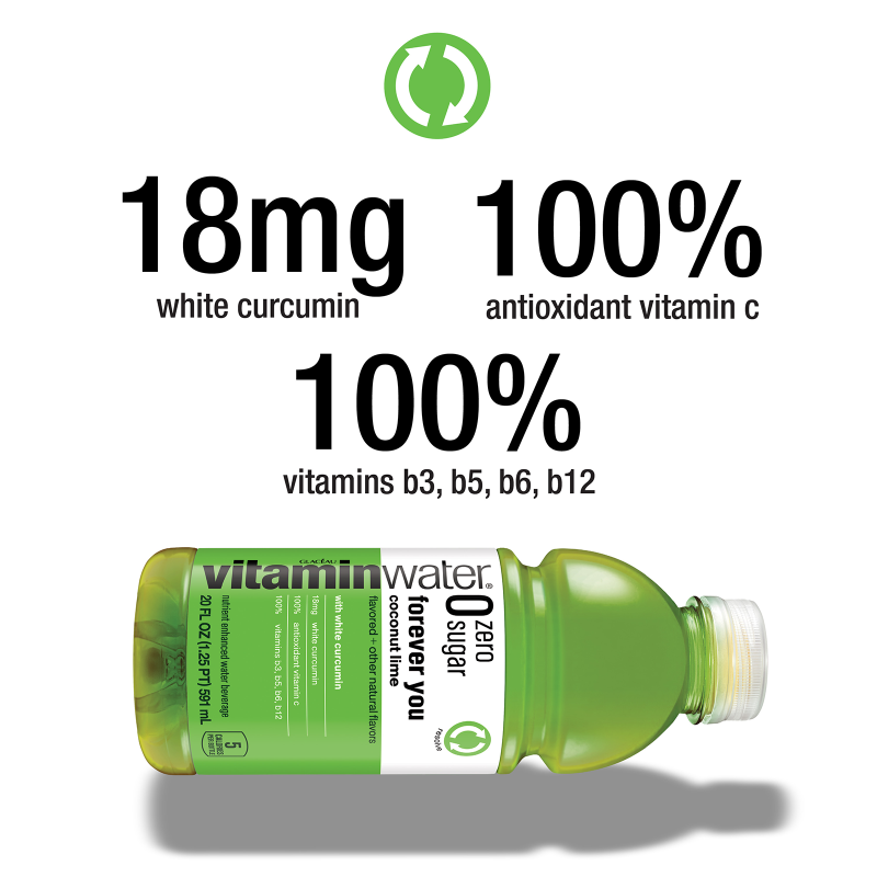 Vitamin Water Forever You Zero Sugar 20oz Bottle