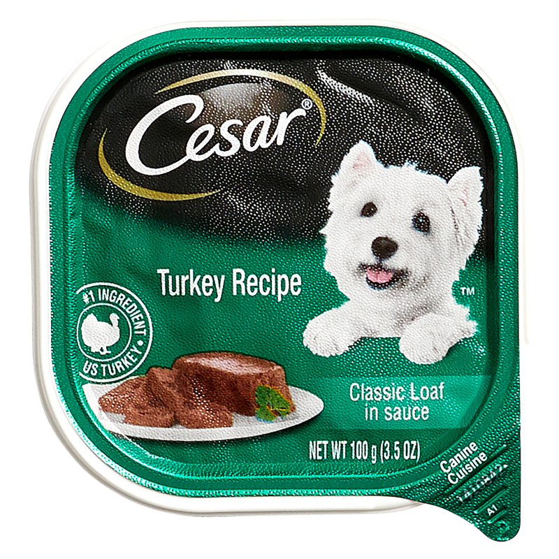 Cesar Cuisine Turkey Wet Dog Food 3.5oz