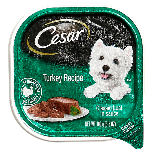 Cesar Cuisine Turkey Wet Dog Food 3.5oz