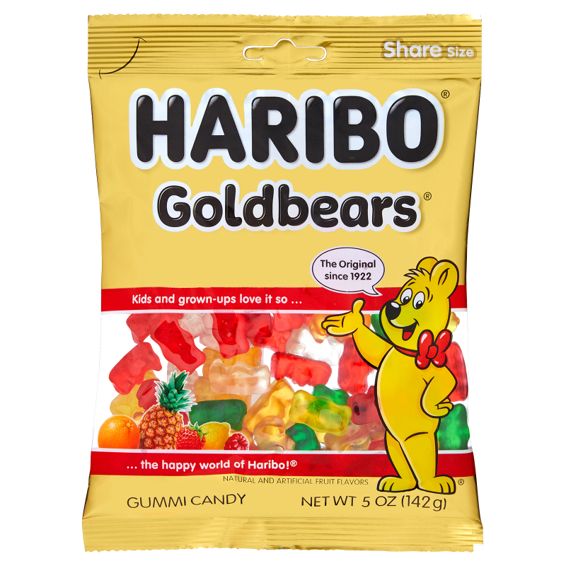 Haribo Goldbears Gummi Candy 5oz