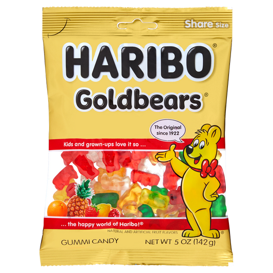 Haribo Goldbears Gummi Candy 5oz