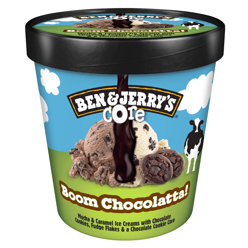 Boom Chocolatta Cookie Core Ice Cream Pint