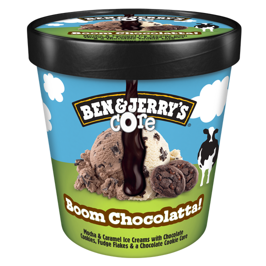 Boom Chocolatta Cookie Core Ice Cream Pint