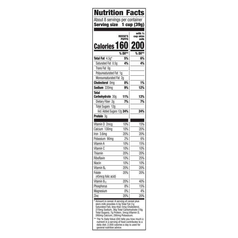 General Mills Reese's Puffs Cereal 11.5oz