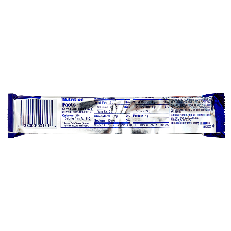 Baby Ruth Peanut Caramel Chocolate Candy Bar King Size 3.3oz