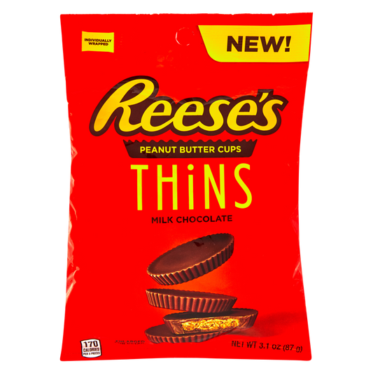 Reese's Thins Milk Chocolate Peanut Butter Cups 3.1oz