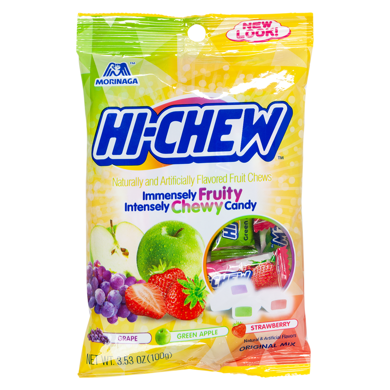 Hi-Chew Original Assorted Fruity Chewy Candy 3.53oz