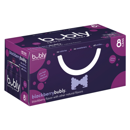 Bubly Blackberry Sparkling Water 8pk 12oz